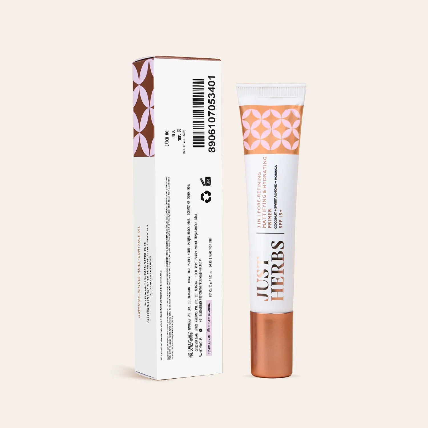 3 In 1 Pore-Refining, Mattifying & Hydrating Primer SPF 15 