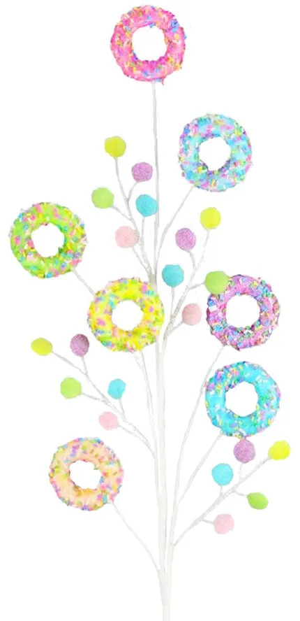 31" Multi-Colored Glitter Sprinkles Candy Pick Spray