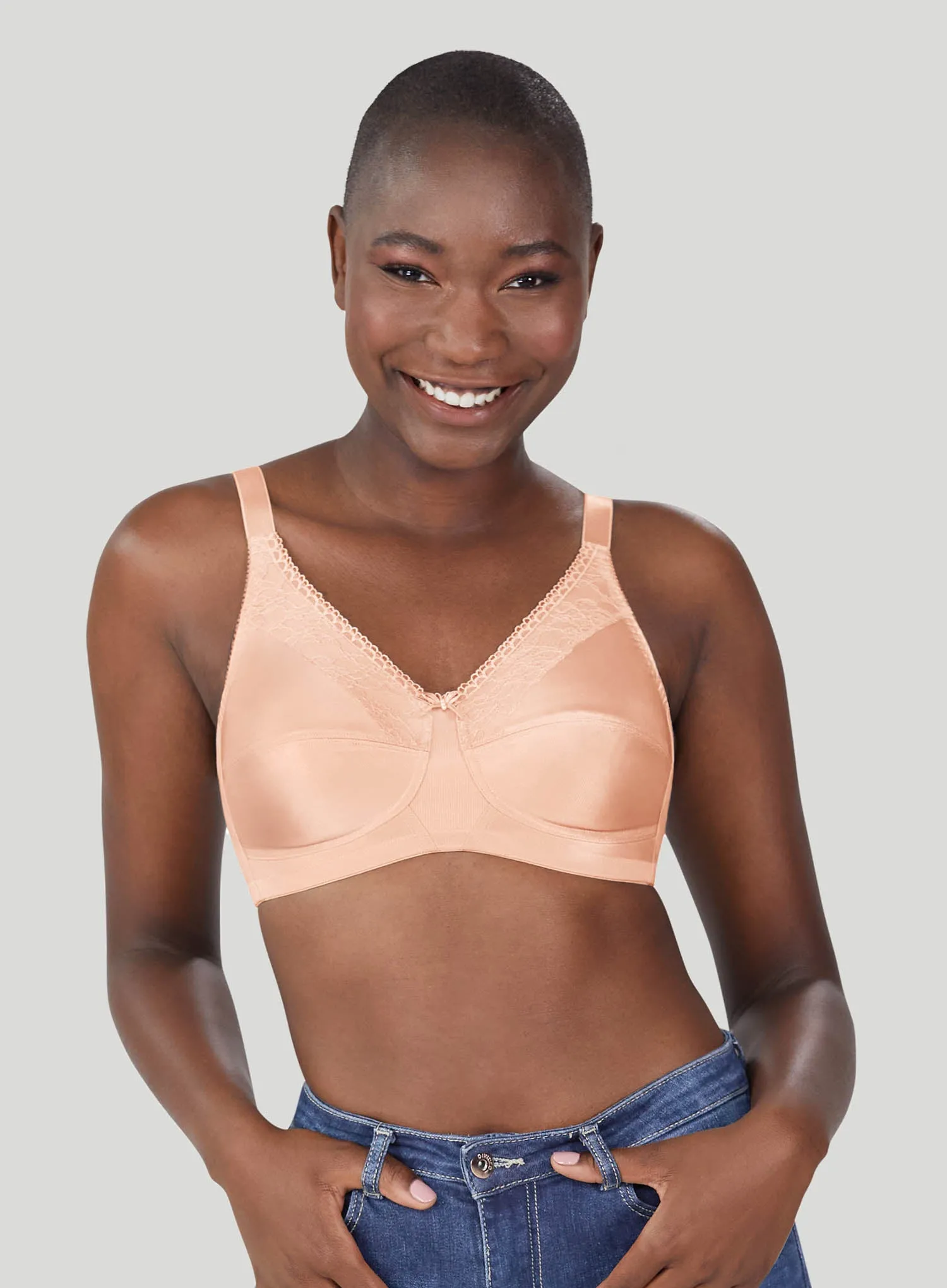 Amoena: Nancy Soft Cup Mastectomy Bra Blush