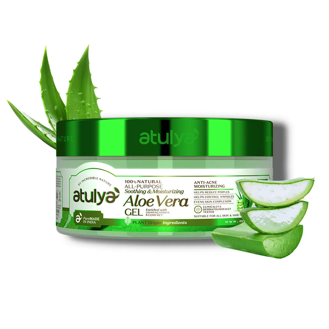 atulya Aloe Vera Gel 200gm (Buy Any3 Products & Save Rs.300 Use code : RS300)