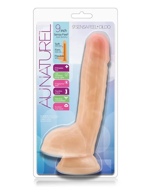 Au Naturel Sensa Feel Dildo - 9in