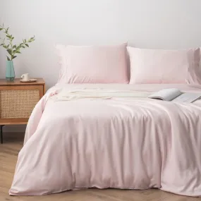 Bamboo Quilt Cover - Blush