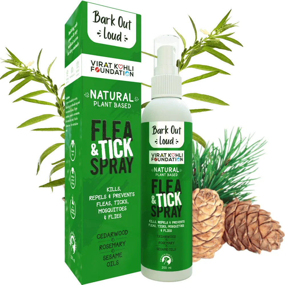 Bark Out Loud Natural Flea & Tick Spray for Dogs and Cats