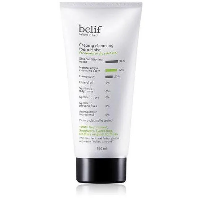 Belif Creamy Cleansing Foam Moist 160 ml