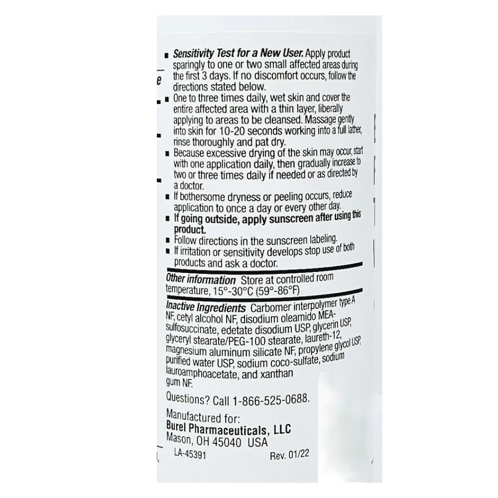 Benzoyl Peroxide Topical Wash 10%