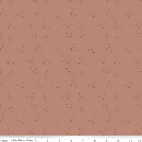 Blush n' Butterscotch by Simple Simon and Company for Riley Blake Designs - Cross Sparkles Dusty Rose - C15596-DUSTYROSE - Sold in 1/2 yard increments