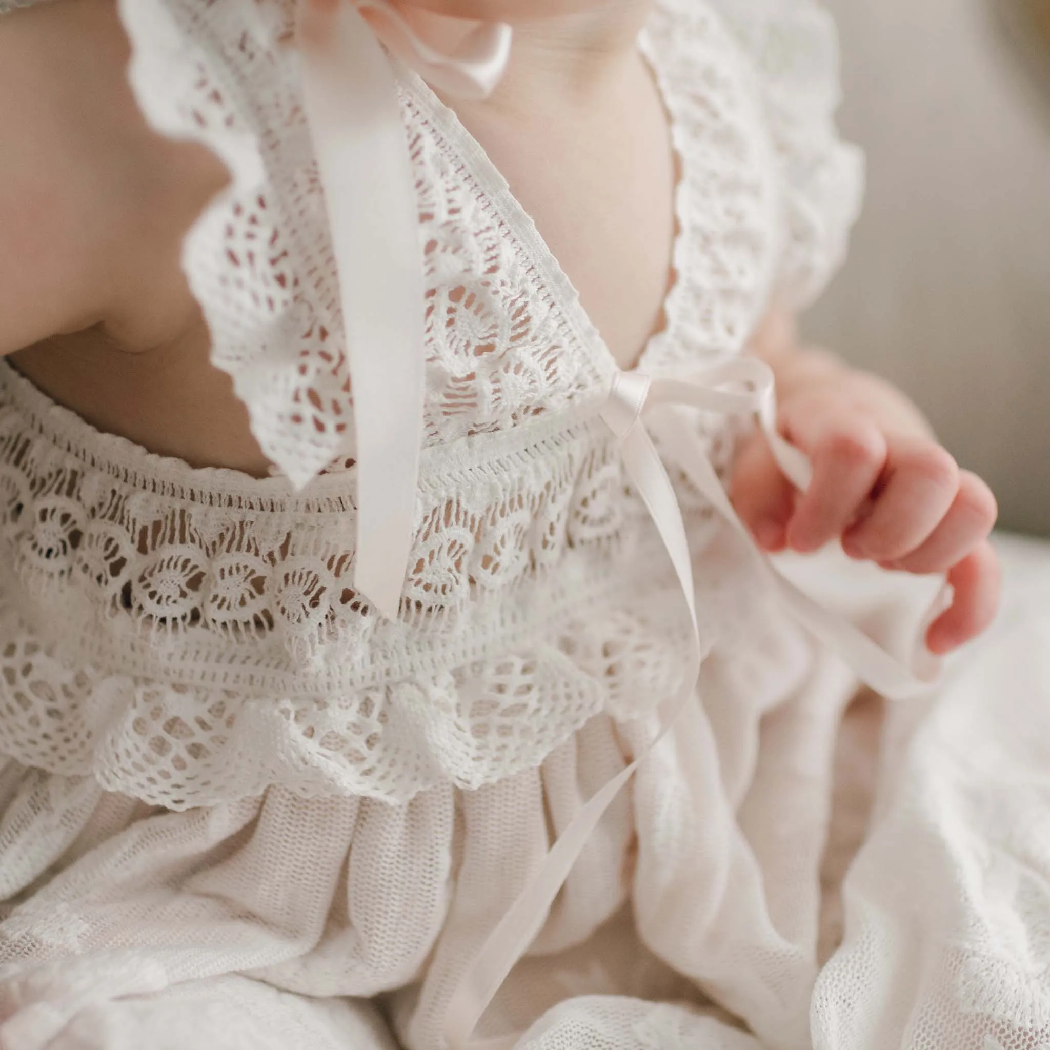 Charlotte Christening Gown & Bonnet