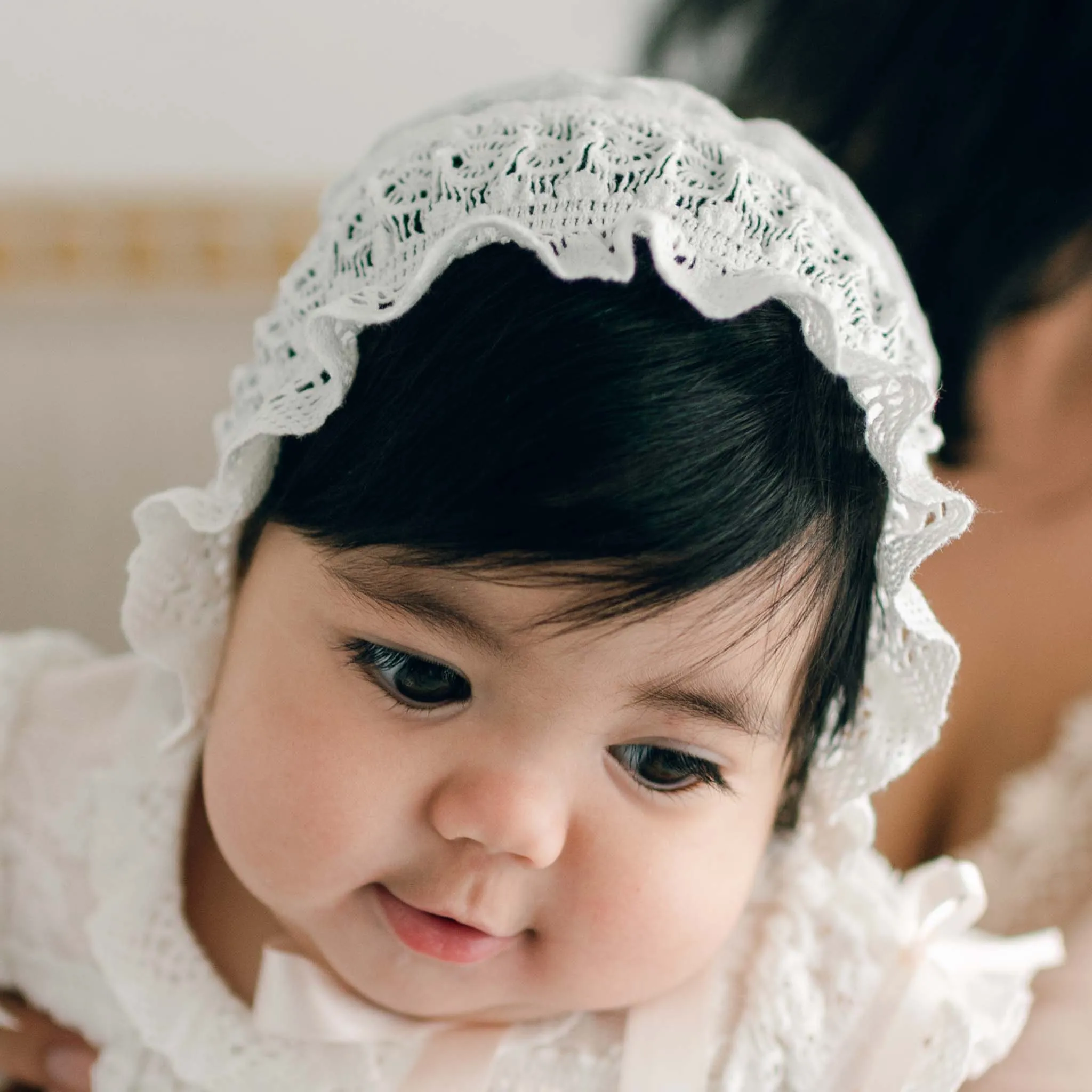 Charlotte Christening Gown & Bonnet