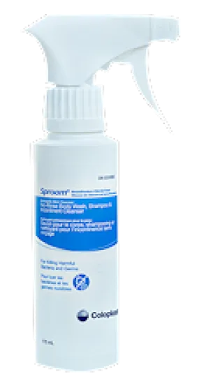 Coloplast 897 Sproam Antiseptic No-Rinse All Body Spray/Foam Cleanser 355ml