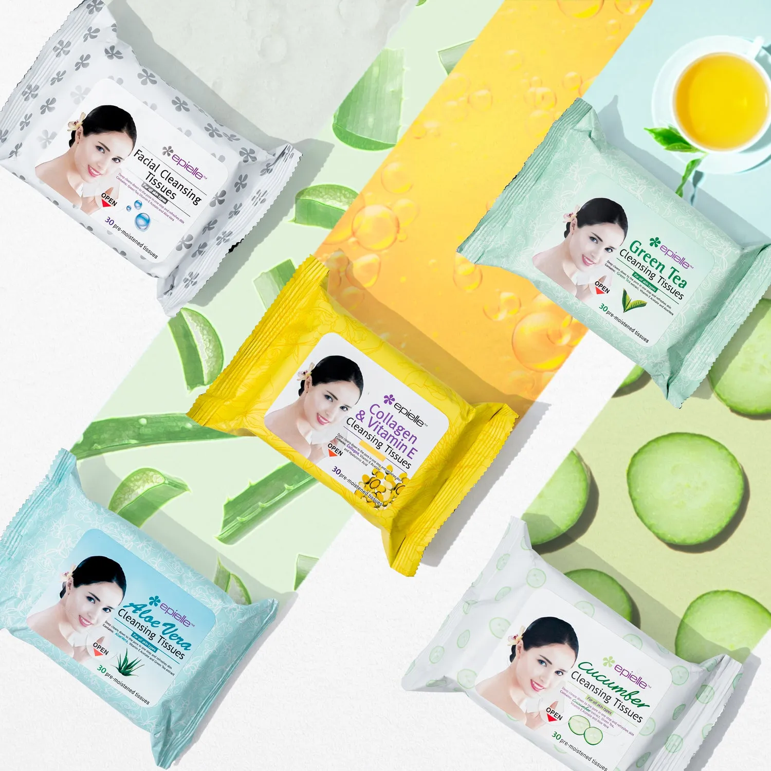 Cucumber Facial Cleansing Tissues | 30ct