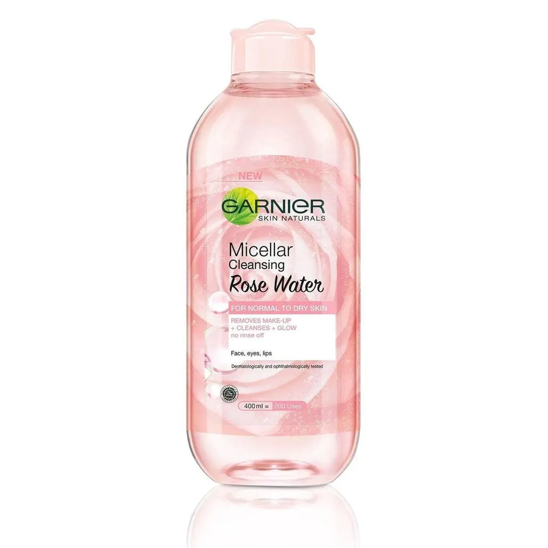 Garnier Micellar Cleansing Rose Water For Normal To Dry Skin - 400ml