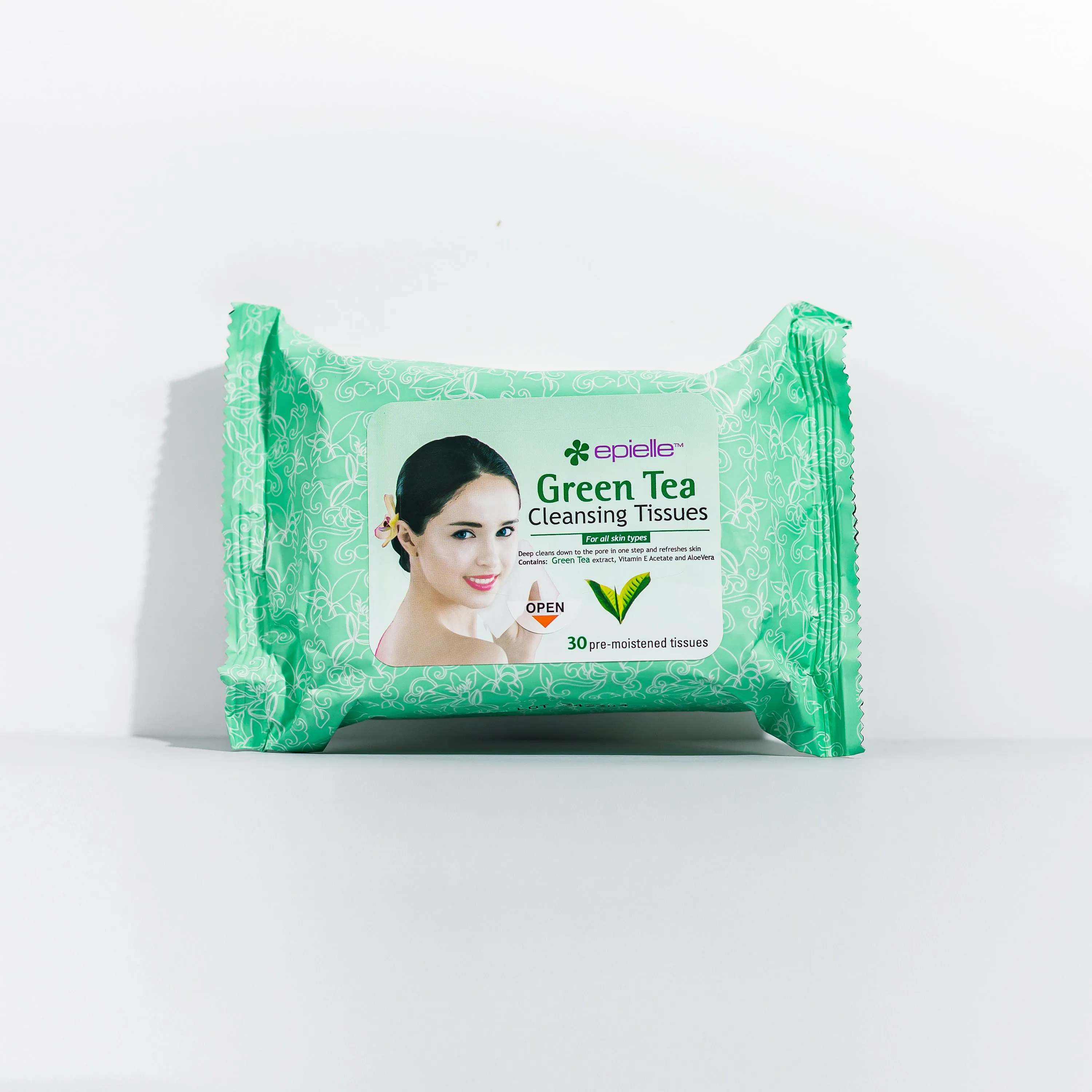 Green Tea Facial Cleansing Tissues | 30ct