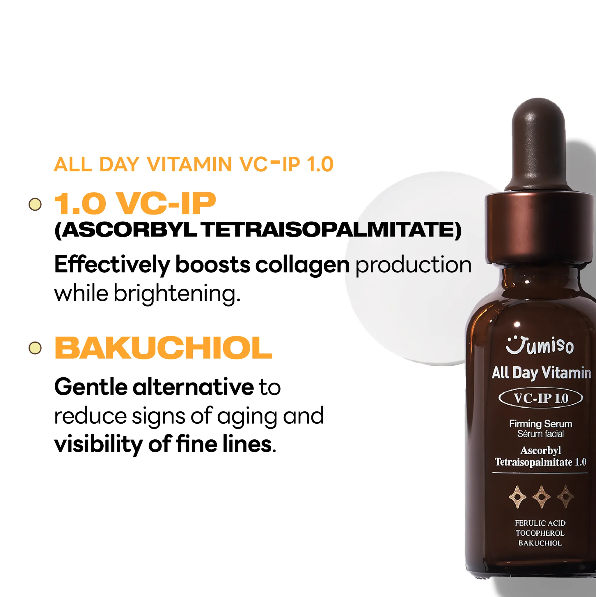 Jumiso - All Day Vitamin VC-IP 1.0 Firming Serum (Yaşlanma Bakımı Vitamin Serumu) 30ml