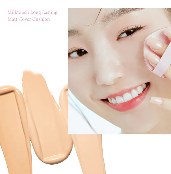 MILKTOUCH Long Lasting Matt Cover Cushion (3 Colors)