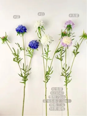 New long Carnation Spray (Blue Purple)