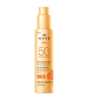 Nuxe Sun Delicious Melting Sun Spray High Protection SPF50 face and body