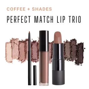 Perfect Match Lip Trio- COFFEE   SHADES