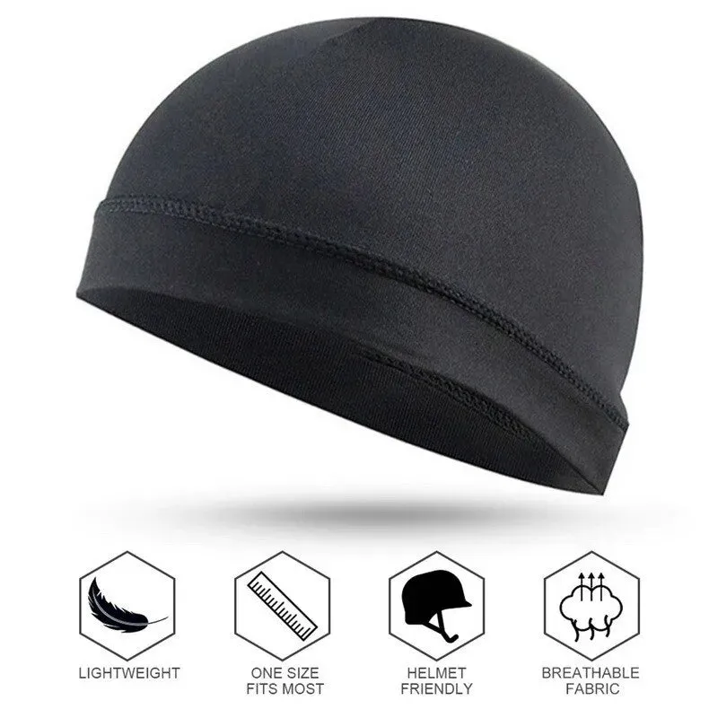 Quick Dry Helmet Cycling Cap Summer Anti-UV Anti-Sweat Sports Hat Motorcycle Bike Riding Bicycle Cycling Hat Unisex Inner Cap