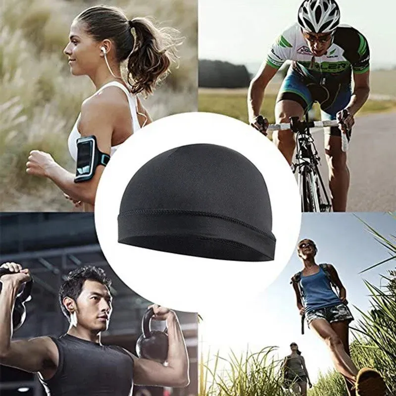 Quick Dry Helmet Cycling Cap Summer Anti-UV Anti-Sweat Sports Hat Motorcycle Bike Riding Bicycle Cycling Hat Unisex Inner Cap