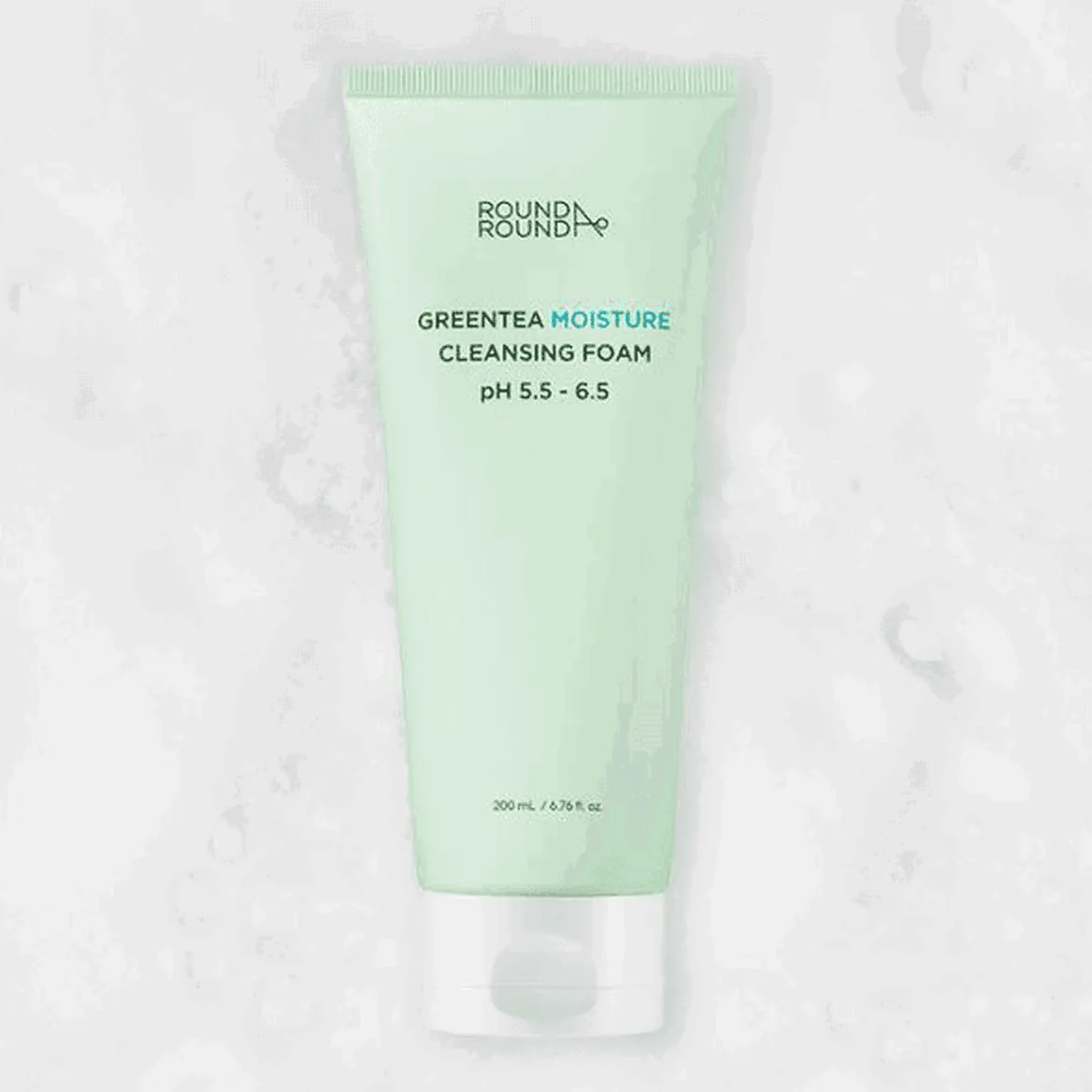 ROUND A'ROUND Green Tea Moisture Cleansing Foam 200ml