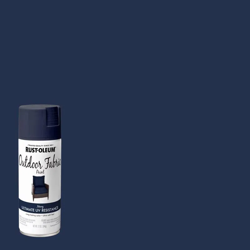 Rust-Oleum Flat Navy Fabric Spray Paint 12 oz