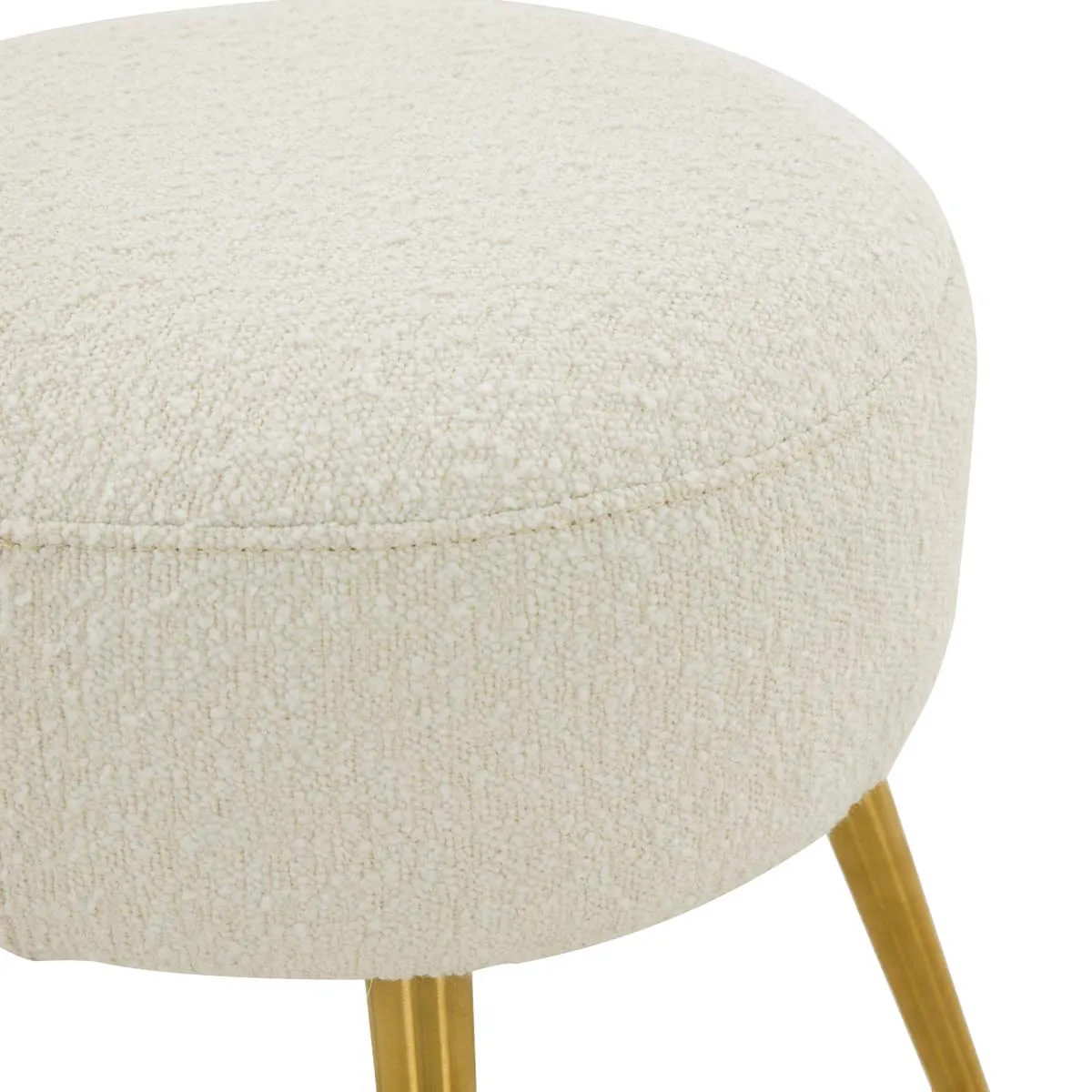 Safavieh Couture Anna Sheepskin Ottoman, SFV4747