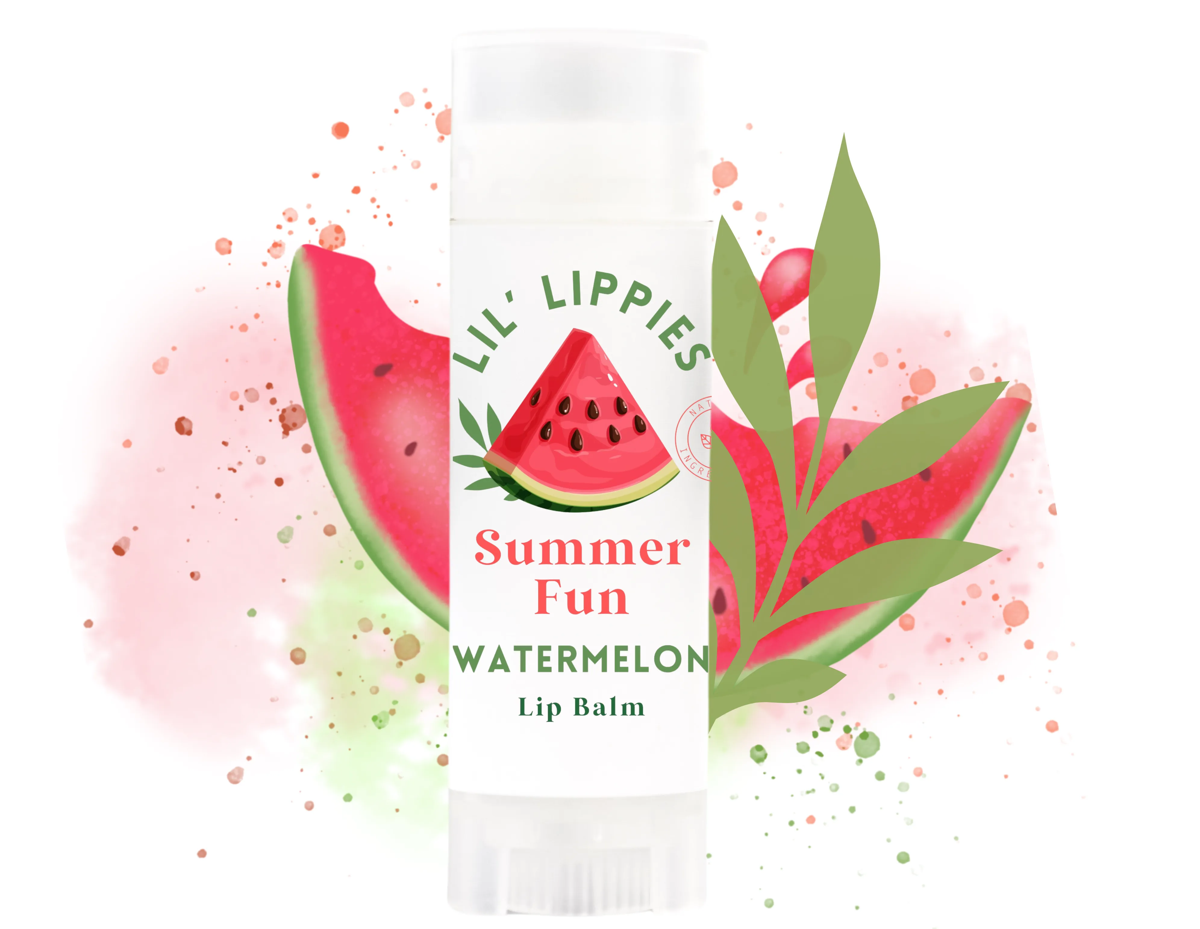 Watermelon Lip Balm - Lil' Lippies Kids